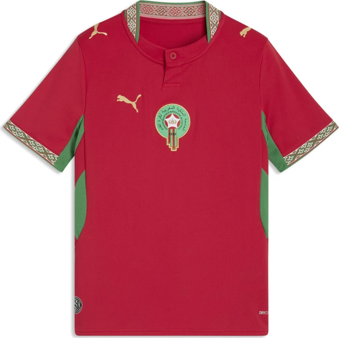 Puma FIFA WM 2026 Marokko Authentic Auswärtstrikot kurzarm fast red/victory gold (Junior)
