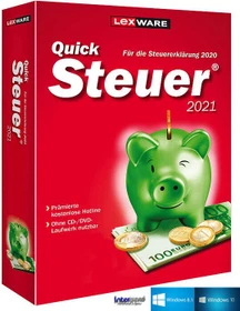 Lexware QuickSteuer 2021, ESD (deutsch) (PC) (06810-2012)