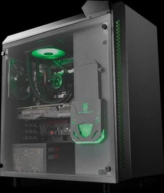 DeepCool Gamer Storm Baronkase Liquid schwarz, Glasfenster