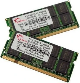 G.Skill SQ Series SO-DIMM 4GB Kit, DDR2-667, CL4