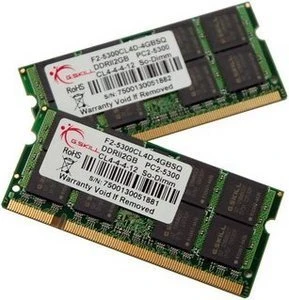 G.Skill SQ Series SO-DIMM 4GB Kit, DDR2-667, CL4
