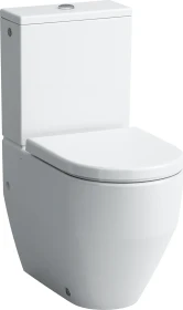 Laufen Pro Stand-WC-Kombination, Tiefspüler, spülrandlos, Abgang waagerecht oder senkrecht weiß