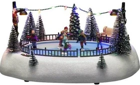 Konstsmide Motiv Szenerie Eisbahn LED 12x mehrfarbig