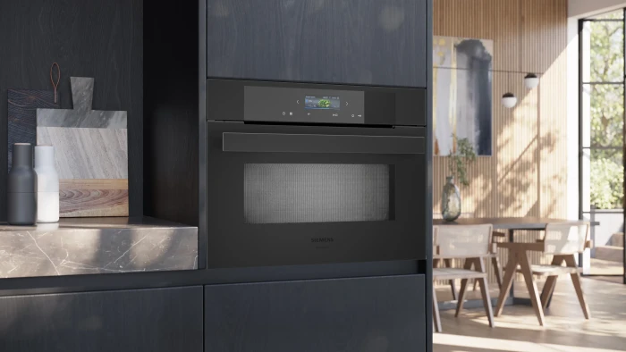 Siemens iQ700 CM924G1M1 Backofen mit Mikrowelle mattschwarz