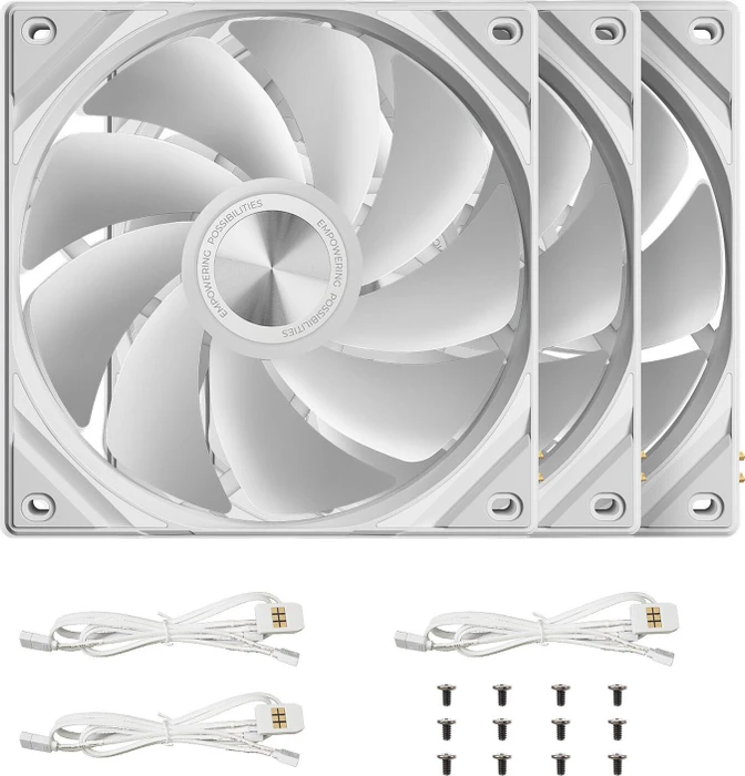 TRYX Rota SL 120 ARGB Reverse White, weiß, 120mm, 3er-Pack
