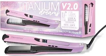 Demeliss Titanium V2.0 Dampfglätter Dreams Edition rosa