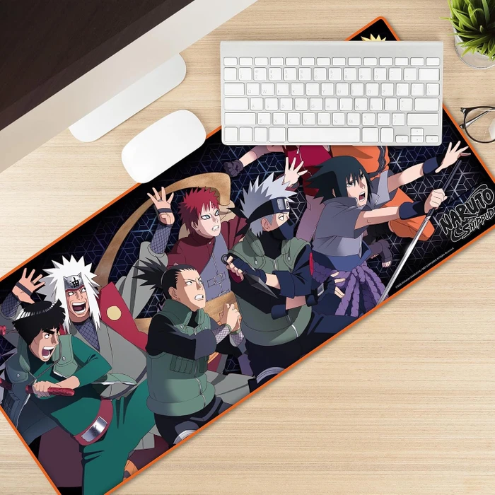 ABYstyle Naruto Shippuden Gaming Mousepad XXL, 900x400mm, Ninjas Squad (ABYACC620) – Bild 4 von 4