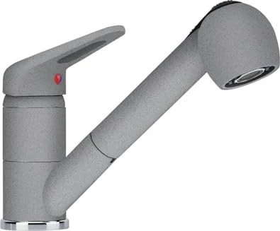 Franke Novara Plus Auszugsbrause Fragranit + steingrau
