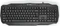 Nedis Gaming Tastatur, LEDs RGB, schwarz, USB, US Vorschaubild