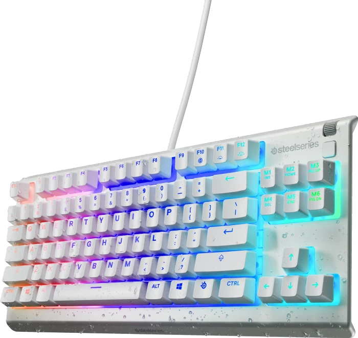 SteelSeries Apex 3 TKL, weiß, LEDs RGB, USB, ND