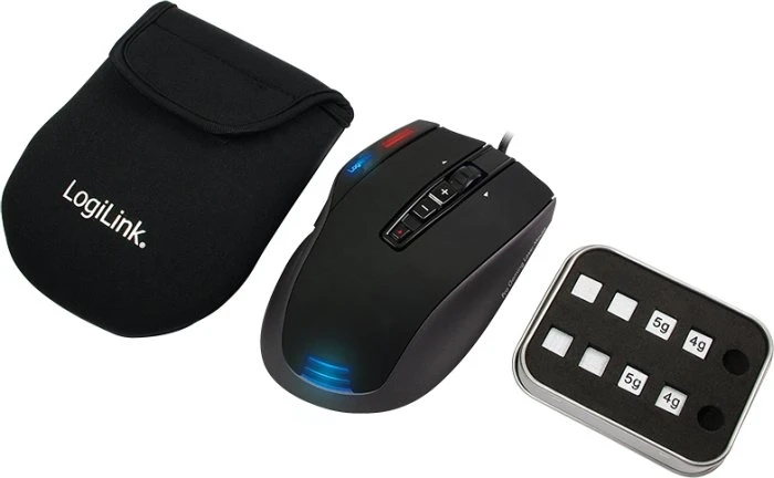 LogiLink Q1 Revolution Laser Gaming Maus, USB