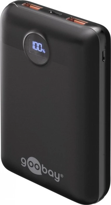 Wentronic Goobay Powerbank 20000mAh schwarz