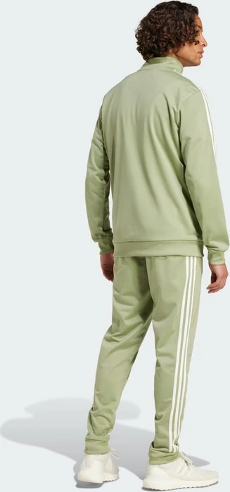 adidas Basic 3-Streifen Tricot Trainingsanzug tent green/off white (Herren)