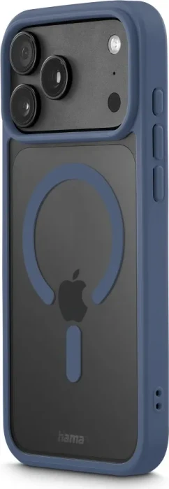 Hama Handyhülle Frame Protect magnetisch für Apple iPhone 18 Pro Max transparent/blau