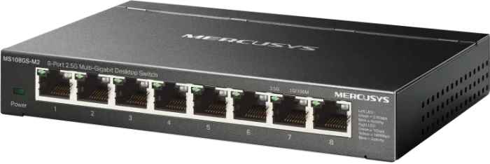 Mercusys Desktop 2.5G Switch, 8x RJ-45