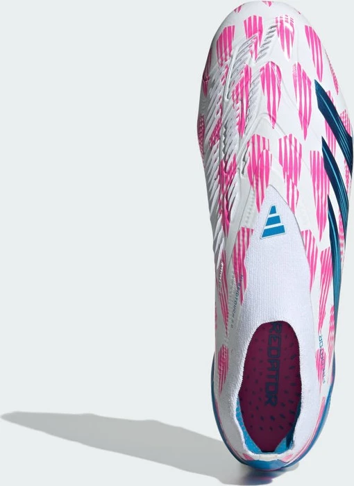 adidas Predator Elite Laceless FG cloud white/solar blue/solar pink