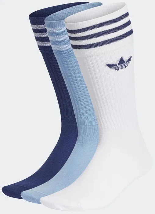 adidas Crew Socken white/night sky/ambient sky, 3 Paare
