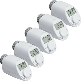 eQ-3 eqiva CC-RT-N2-EQ, Model N Heizkörperthermostat, Heizungssteuerung, 5er-Pack