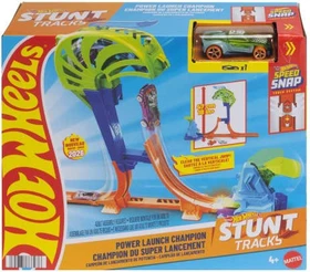 Mattel Hot Wheels Stunt Tracks Power Launch Champion Track Set