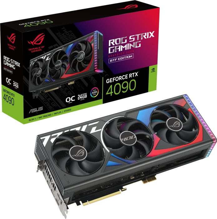 ASUS ROG Strix BTF GeForce RTX 4090 OC, ROG-STRIX-RTX4090-O24G-BTF-GAMING, 24GB GDDR6X, 2x HDMI, 3x DP