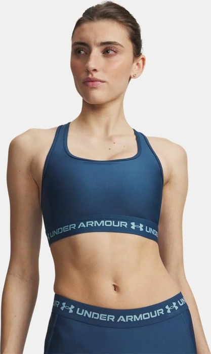 Under Armour Armour Mid Crossback Sport-BH wham blue/blue haze (Damen)