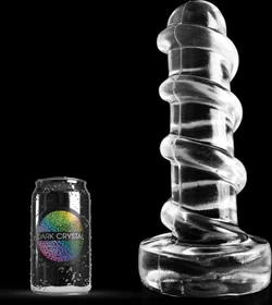 Dark Crystal Clear Large Dildo