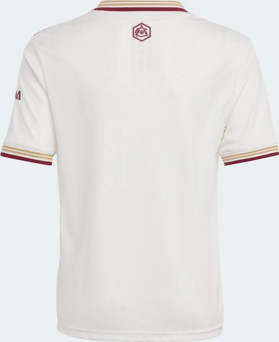adidas FC Arsenal 2025/2026 Ausweichtrikot cloud white/team coll burgundy 2 (Junior)