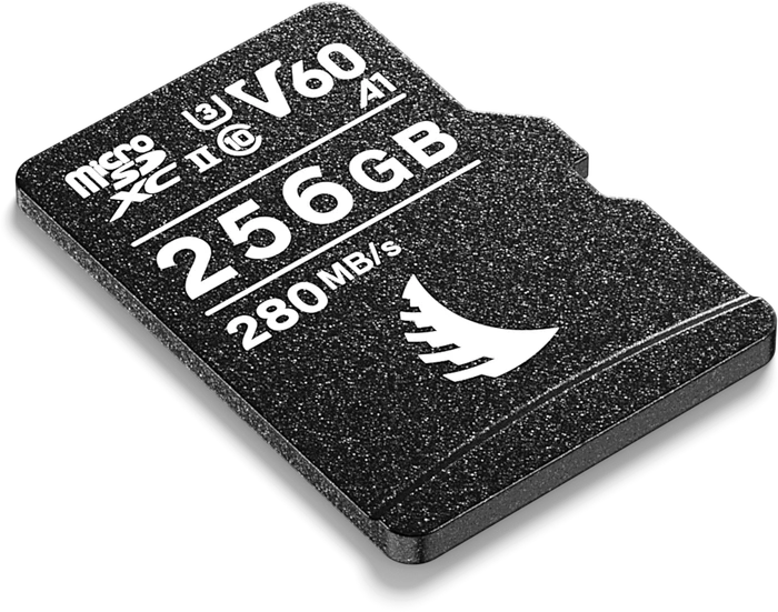 Angelbird AV PRO microSD V60 R280/W160 256GB Kit, UHS-II U3, A1, Class 10