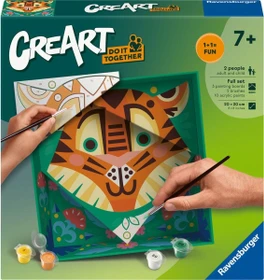 Ravensburger Malen nach Zahlen CreArt Do it together - Tiger
