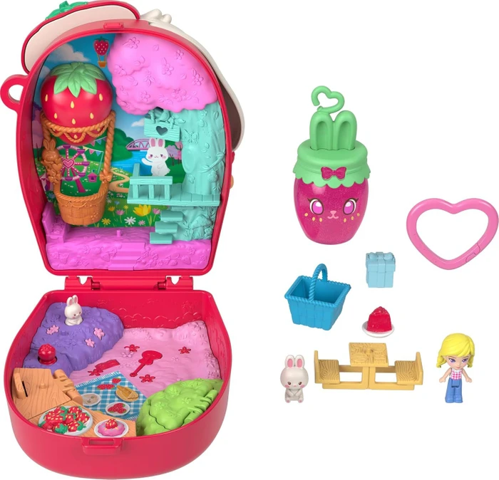Mattel Polly Pocket - Picknick Häschen Schatulle