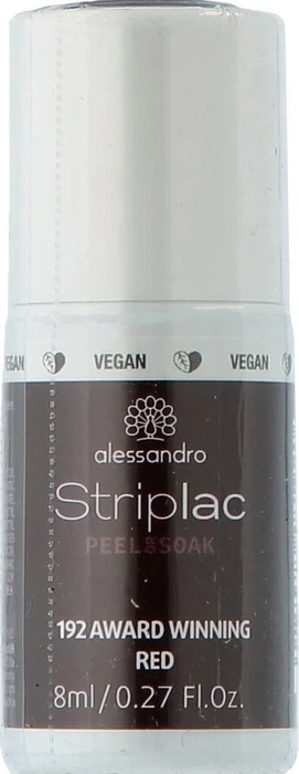 Alessandro StripLac Peel Or Soak Nagellack 192 award winning red, 8ml