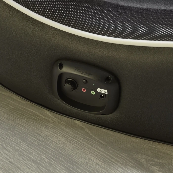 X Rocker Chimera RGB 2.0 Neo Motion LED Floor Rocker Gaming-Bodensessel für Kinder/Jugendliche, schwarz