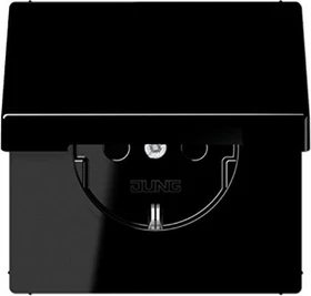 Jung Serie LS Steckdose Thermoplast 16A 250V, schwarz