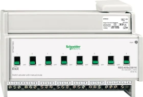 Schneider Electric REG-K/8x230/16 mit Handbetätigung, 16A, 6TE REG, Schaltaktor (MTN647893)