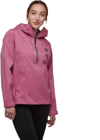 Black Diamond StormLine Stretch Rain Shell Anorak dyno pink (Damen)