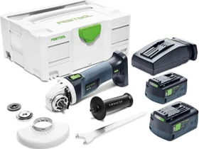 Festool AGC 18-125 5.0 EBI-Plus Akku-Winkelschleifer inkl. Systainer + 2 Akkus 5.0Ah