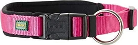 Hunter Neopren Vario Plus Halsung, Hundehalsband, Nylon, mit Neopren gepolstert, 60/2.5cm L-XL, schwarz