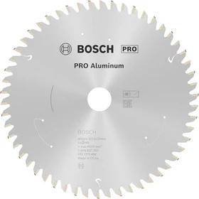 Bosch Professional Standard for Aluminium Kreissägeblatt 54Z, 165x1.3x20mm, 1 Stück