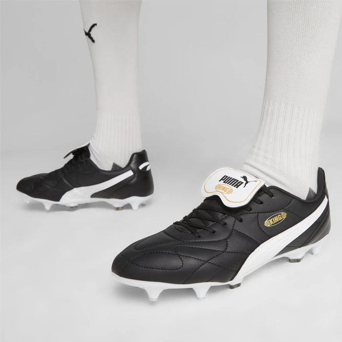 Puma King TOP MxSG puma black/puma white/puma gold