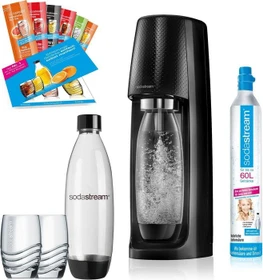 SodaStream Easy Promopack Trinkwassersprudler schwarz