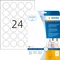 Herma Folienetiketten rund, 40mm, wetterfest, transparent, matt, 25 Blatt (600 Etiketten) Vorschaubild