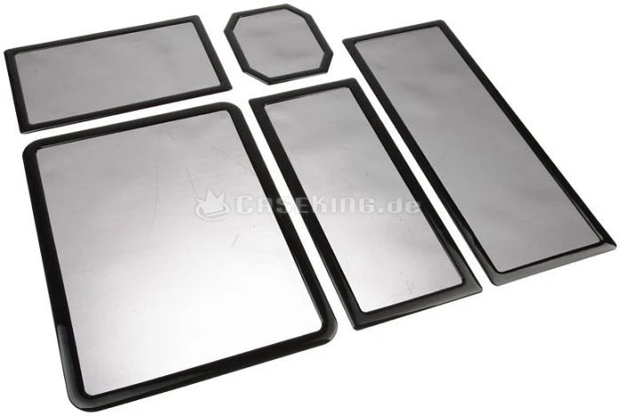 DEMCiflex Staubfilter Set für Corsair 500R schwarz/schwarz