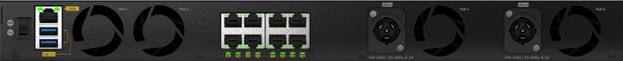 Netgear AVoIP M4350 Rackmount 2.5G Managed Switch, 16x RJ-45, 4x SFP28, 530W PoE++