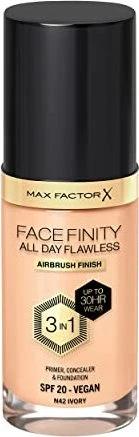 Max Factor Facefinity All Day Flawless Foundation N42 ivory LSF20, 30ml