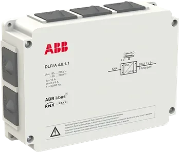 ABB DLR/A4.8.1.1 DALI-Lichtregler 4-fach, Aufputz, Schaltaktor