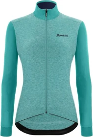 Santini Colore Puro Trikot langarm türkis (Damen)