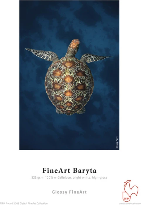 Hahnemühle Digital Glossy FineArt Baryta Fotopapier hochglänzend, 36", 325g/m², 12m