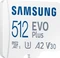 Samsung EVO Plus 2021 R130 512GB Kit, UHS-I U3, A2, Class 10 Vorschaubild