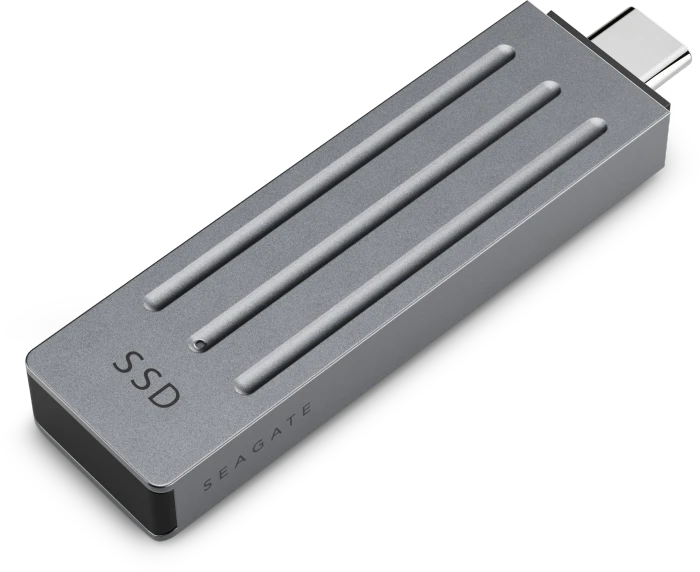 Seagate Ultra Compact SSD +Rescue 1TB dunkelgrau, USB-C, USB 3.2 Gen 2×1