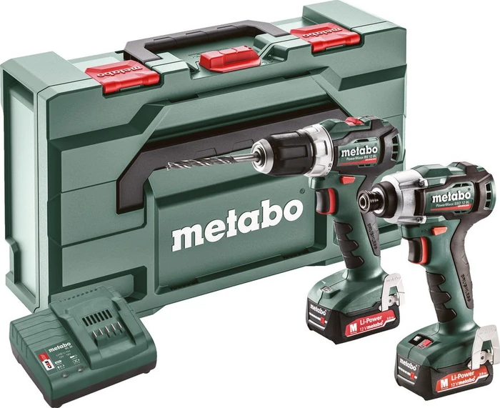 Metabo Combo Set 2.7.3 12V BL Akku-Maschinenset inkl. Koffer + 2 Akkus 2.0Ah